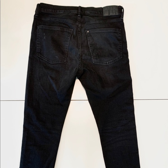 H&M Black Ripped Skinny Jeans - Picture 3 of 8